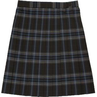 conomi日系学院风甜美a字裙1084半身裙蓝黑格子软妹jk制服裙正版