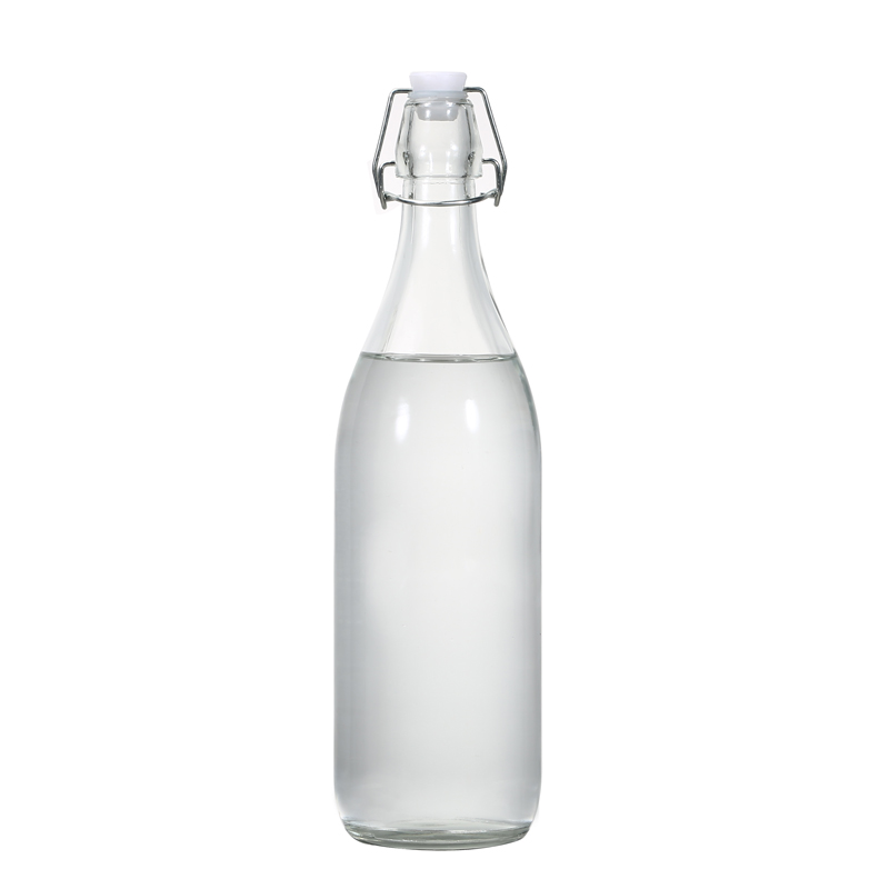 1斤两斤装大容量红酒瓶卡扣酒瓶密封瓶饮料玻璃瓶油瓶酵素瓶空瓶