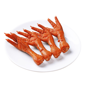 卤鸡爪 诸城烧肉烧烤 即食鸡爪卤肉熟食 非脱骨泡椒凤爪拍2份包邮