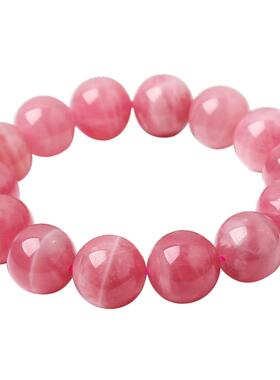 礼物果冻粉桃花运马达加斯加手链