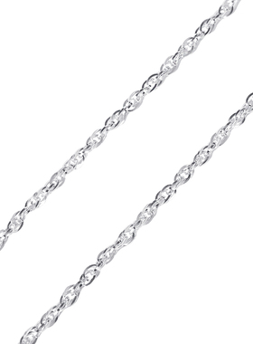 足银长款时尚风毛衣链百搭不挑人