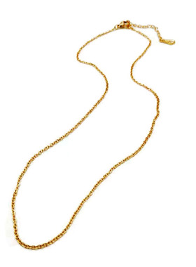 DIY高定保色18k包金项链可穿基础