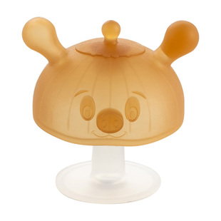 防吃手小蘑菇安抚牙胶宝宝咬咬乐磨牙棒婴儿玩具无毒硅胶软可水煮