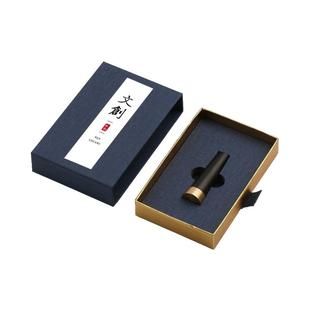 中式复古黄铜实木花插底座日式禅意家居摆件创意艺术木质干花花器