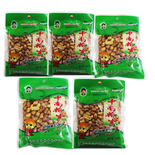 常州特产礼河中南花生米160g*5袋熟咸香脆坚果零食油炸椒盐