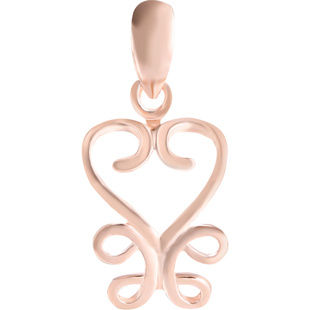 S925纯银日韩平安扣专用扣头diy翡翠玉坠平安扣夹扣18K金扣头配件