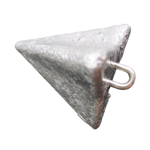 海钓带环三角形铅坠远投抗流白果子串钩配件散装防挂底船钓鱼铅坠