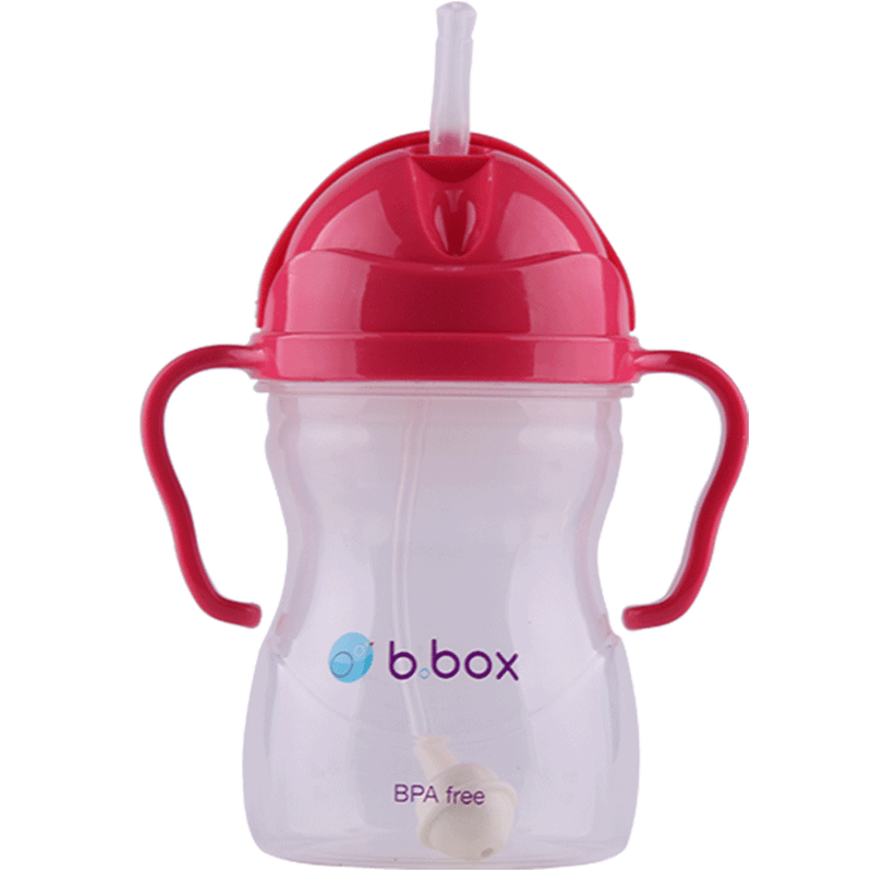 b.box儿童吸管杯宝宝240ml重力球饮水杯防漏bbox婴儿水杯学饮杯CW