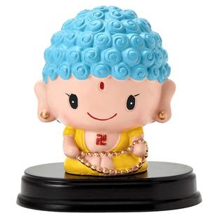 十二生肖守护神摆件文殊菩萨装饰品可爱卡通桌面创意七夕小礼物