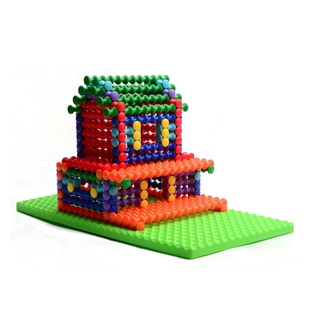 光华智力动脑竹节棍豪华套装立体拼装积木儿童早教男女孩益智玩具