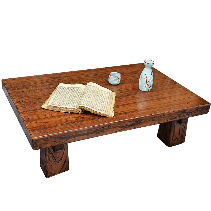 榆木炕几禅意中式实木茶桌飘窗小桌子炕桌矮桌功夫茶几榻榻米茶几