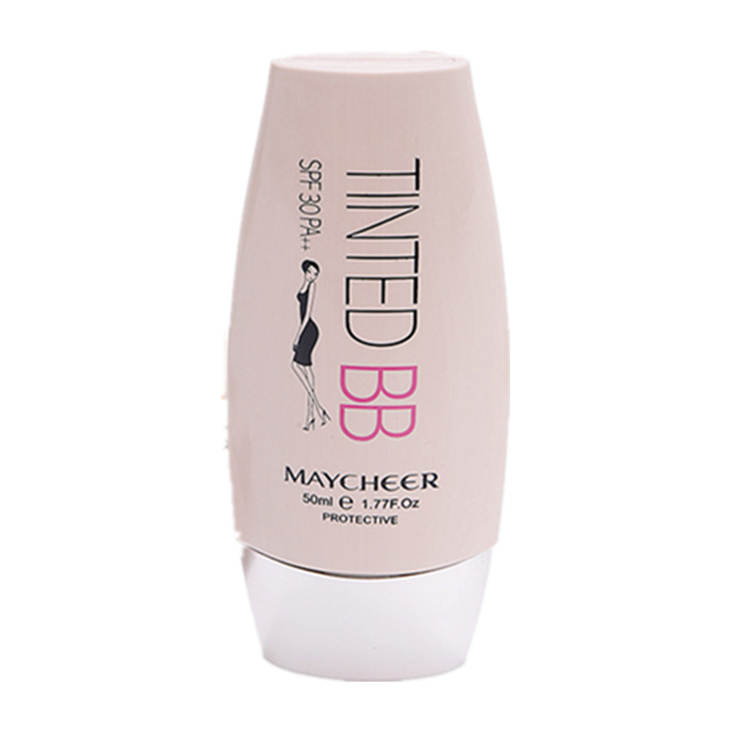 TINTED BB霜50ml 遮瑕保湿隔离学生用裸妆美茜儿多效矿物修护BB霜