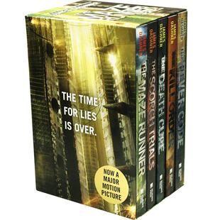 现货 移动迷宫新版 5本全集 全套套装 英文原版 The Maze Runner Series Complete Collection Boxed Set 死亡解药 烧痕审判