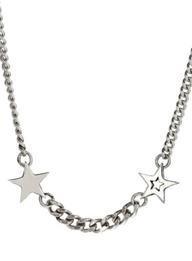 重工五角星质感修饰显瘦锁骨链