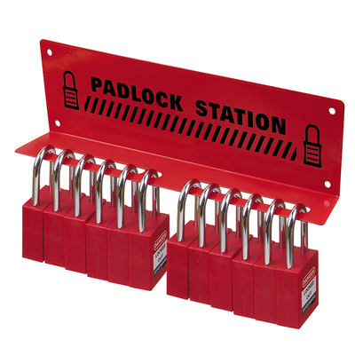 简易型金属挂锁管理架 LOTO 安全挂锁收纳管理架 PADLOCK STATION