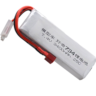 速博1513遥控车环奇734A山鼠短卡1：16大容量7.4V3400mAh2S锂电池