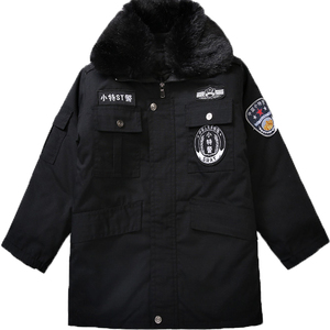 六一女童警察衣服黑猫警长短袖
