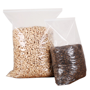 加厚特大号自封袋密封塑封加大食品加厚封口带大号羽绒服袋子透明