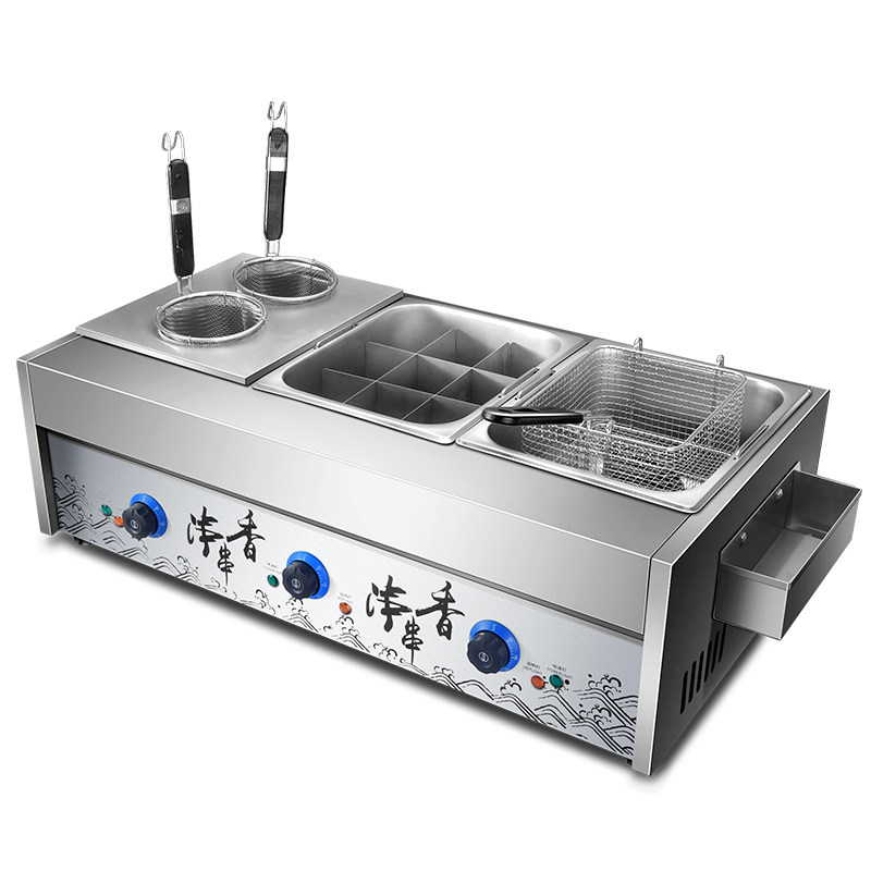 串串香商用关东煮机器煮面炉油炸