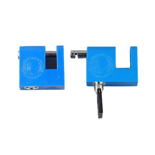 挂锁通开防撬横开塑钢锁配电箱锁安全工业挂锁户外箱变锁工程锁头