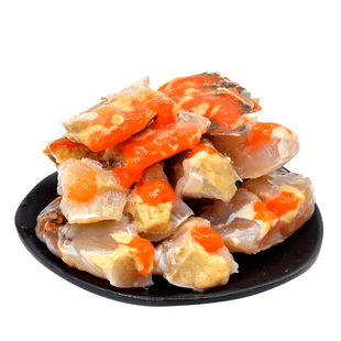 潍坊羊口咸蟹子酱蟹梭子蟹腌飞蟹生吃醉蟹呛蟹即食 莱州腌蟹咸蟹
