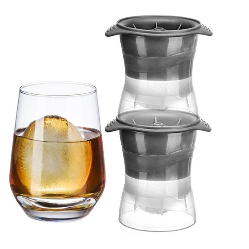 出口正品Tovolo有机硅胶大冰块模具制冰盒大冰球无毒带盖冰格包邮