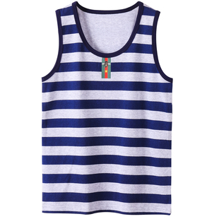 纯棉男童背心夏儿童背心夏季薄款宝宝内穿打底衫男孩胖童中大童装