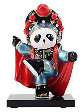 熊猫创意设计桌面摆饰老少咸宜