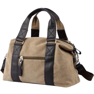 复古帆布旅行手提包休闲