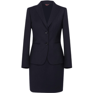 衣研堂酒店经理工作服长袖西餐厅收银员西装秋冬装女会所商务套装