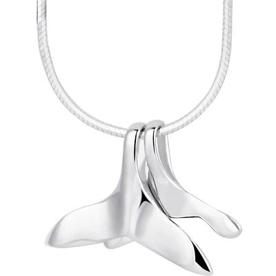 S925纯银同款鱼尾高级感森系项链