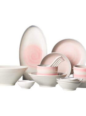 印象拉面碗大汤勺饭盘陶瓷餐具