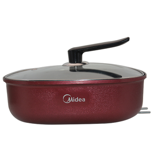 美的火锅电加热配件发热管电热丝加热丝玻璃盖子锅盖家用胆LHN30A