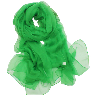 春夏新款超薄韩版夏季冰丝雪纺女丝巾空调披肩防晒海边纱巾围巾