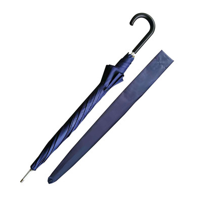 晴爽老人超轻防滑商务长柄雨伞