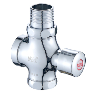 蹲便器冲水阀手按式厕所卫生间大便器便池按压延时阀门冲洗阀开关