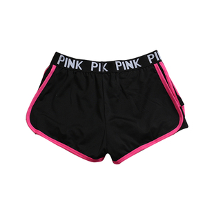 运动跑步短裤修身显瘦夏季女装休闲裤假两件套防走光瑜伽五分裤