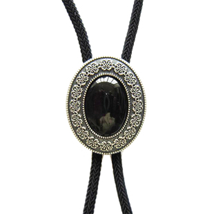 衬衣项链领带男中国敦煌藻井日韩版线环手打蝴蝶结涤丝防水领绳