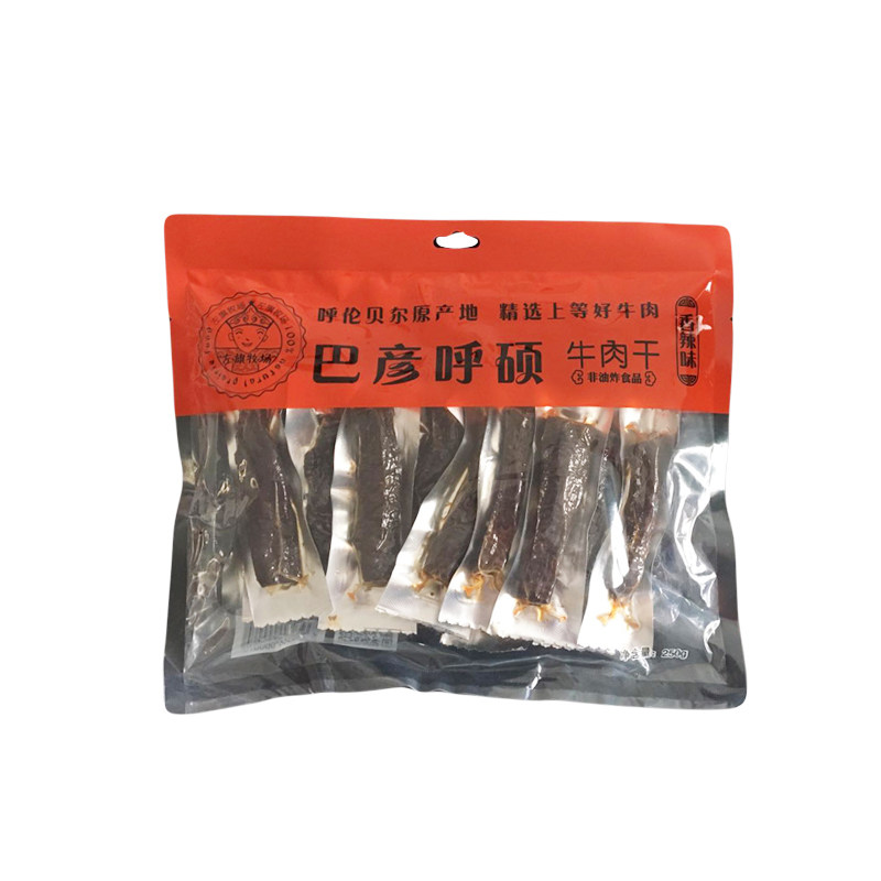 左旗牧场巴彦呼硕250g包邮牛肉干