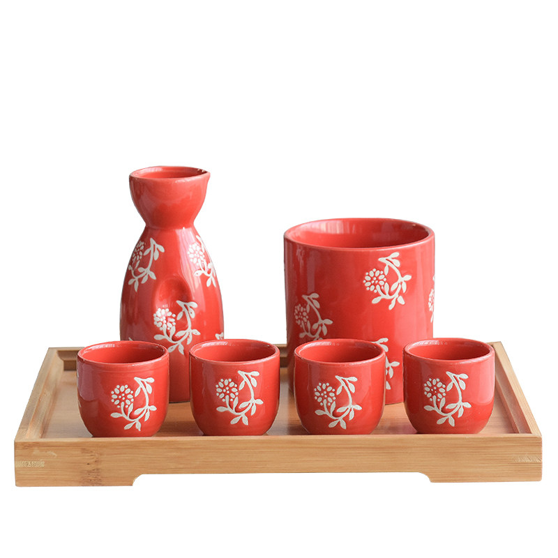 陶瓷仿古清酒壶一口杯