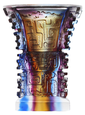 蒸蒸日上古法琉璃聚财乔迁礼物