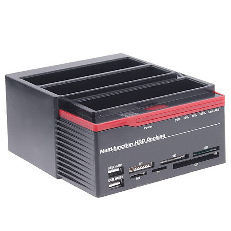 USB3.0串并口硬盘通用座2.5/3.5英寸IDE/SATA硬多功能读卡器S固态