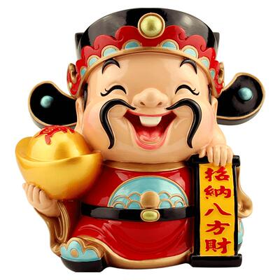 妙工坊文财神爷摆件酒柜招财店铺