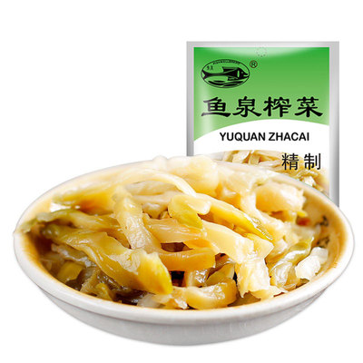 重庆万州鱼泉榨菜精制70g佐餐