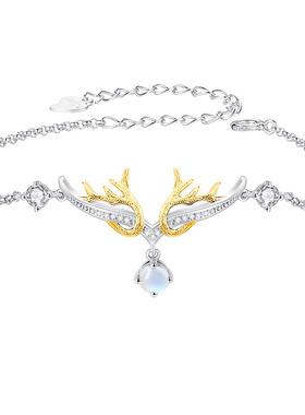 纯银石手链微汀小众设计女