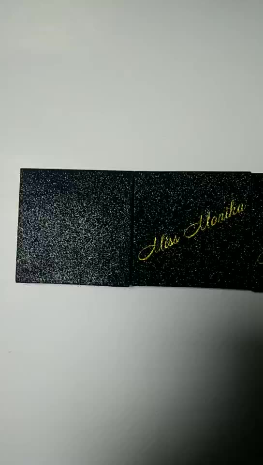 Glitter Paper Eyeshadow Palette Box/sparkling Empty Cardboard Eyeshadow