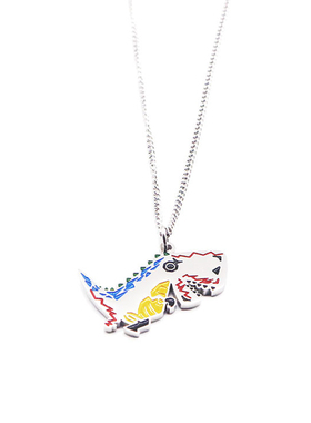 创意卡通可爱小恐龙ins情侣项链