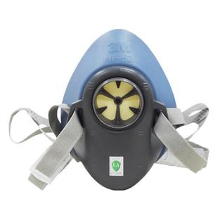 3M硅胶防尘防毒面具HF-52半面罩HF-51主体配件透气防雾霾工业打磨