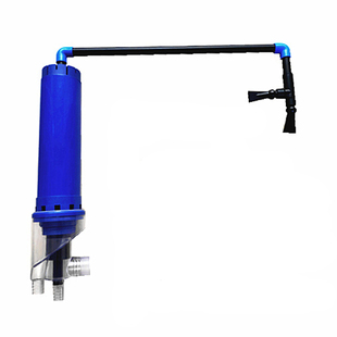 新款鱼缸过滤器鱼马桶三四重溢流管套装配件上下水管件75孔80孔