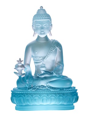 古法琉璃用品发光居家供奉佛具